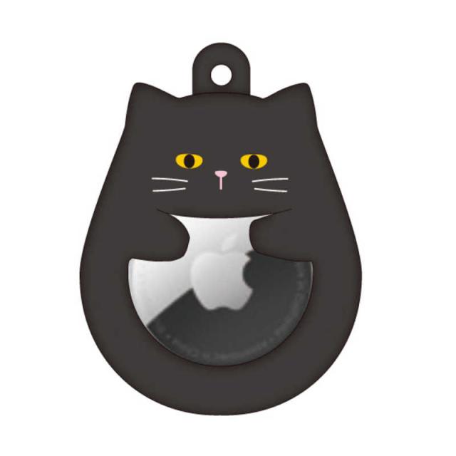 他サイト： ナチュラルデザイン AirTagケース Petit Animal くろねこ AT-PA02の商品画像