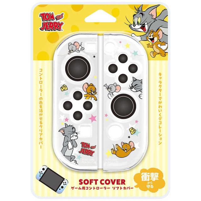 他サイト： PGA ゲーム用コントローラー ソフトカバー Premium Style トムとジェリー PG-WJC01TAJの商品画像