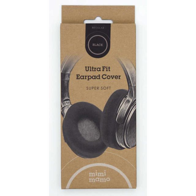 他サイト： MIMIMAMO ウルトラフィット・イヤーパッドカバー ブラック ME-02R-BKの商品画像