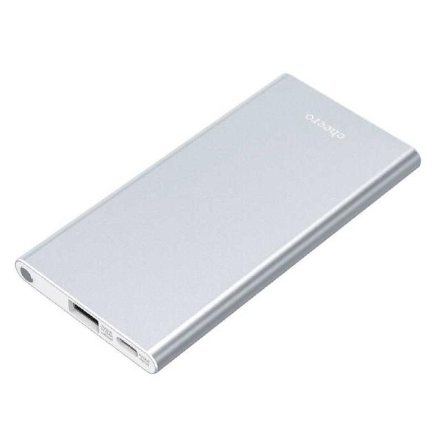 他サイト： CHEERO cheero Slim 10000mAh IOT version cheero [2ポート] シルバー CHE-1の商品画像
