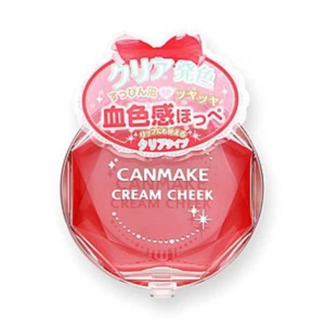 他サイト： キャンメイク CANMAKE (キャンメイク) クリームチーク CL01 クリアレッドハート  の商品画像