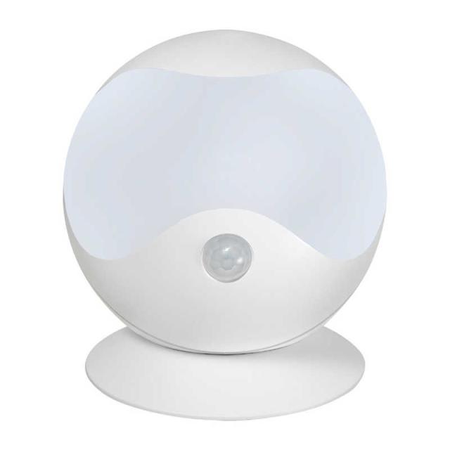 他サイト： ELPA LEDセンサー付ライト 屋内、屋外兼用タイプ ホワイト PM-L750Wの商品画像