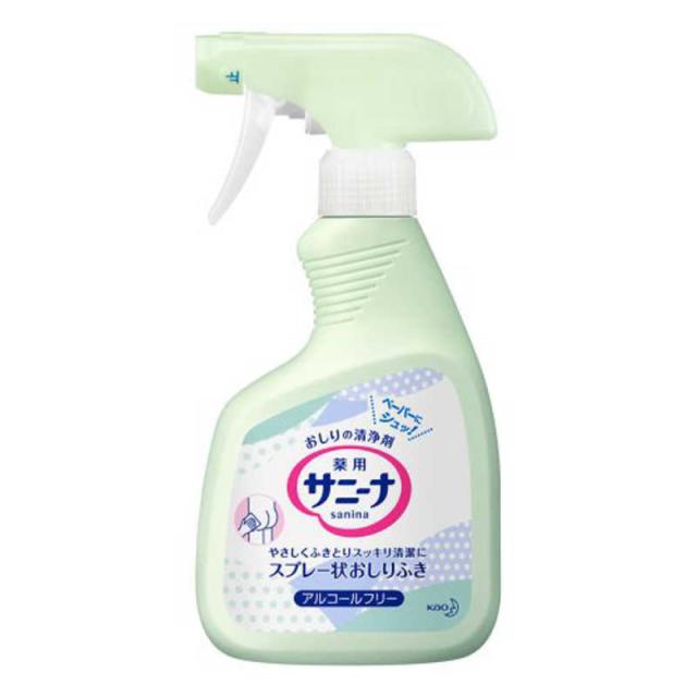 他サイト： 花王 サニーナ 薬用スプレー状 おしりふき 業務用 400ml の商品画像