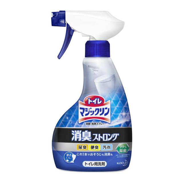 他サイト： 花王 トイレマジックリン 消臭・洗浄スプレー 消臭ストロング ハーブの香り 本体 400ml の商品画像