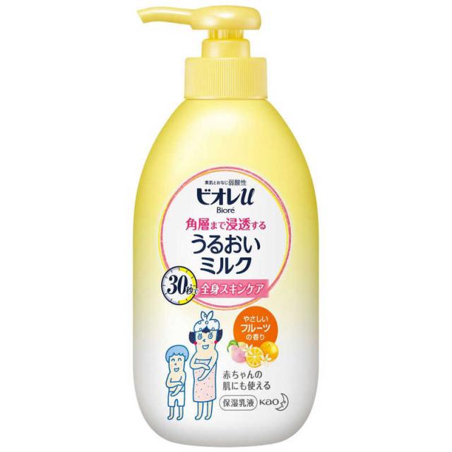 他サイト： 花王 Biore ビオレu 角層まで浸透する うるおいミルク 300mL フルーツの香り の商品画像