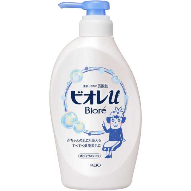 他サイト： 花王 Biore ビオレu レギュラー ポンプ 480mL フレッシュフローラルの香り(微香性) の商品画像