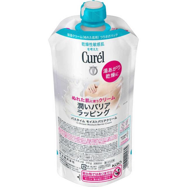 他サイト： 花王 キュレル バスタイム モイストバリアクリーム つけかえ用 310ml の商品画像