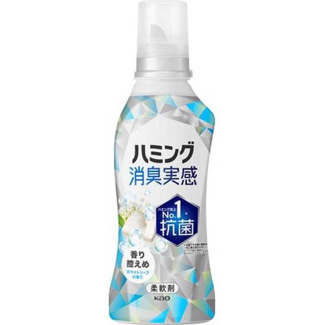 他サイト： 花王 ハミング消臭実感 本体 510mL 香り控えめ ホワイトソープの香り の商品画像