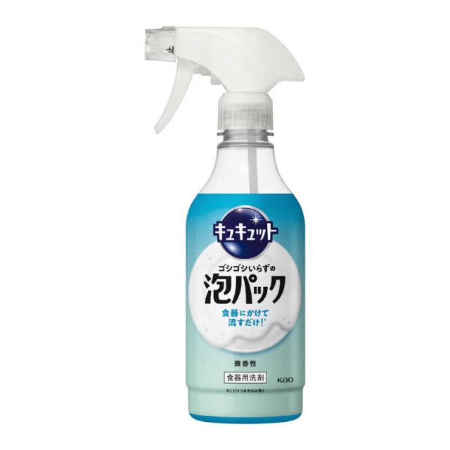他サイト： 花王 キュキュット ゴシゴシいらずの泡パック 微香性 本体 430ml の商品画像
