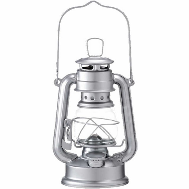 他サイト： カメヤマ オイルランタンミニ ロゴ入り シルバー SJ5740010SIの商品画像