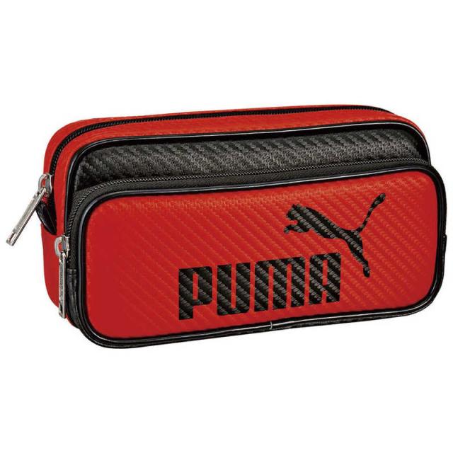 他サイト： クツワ PUMA プーマ カラーカーボンダブルペンケース レッド 787PMRDの商品画像