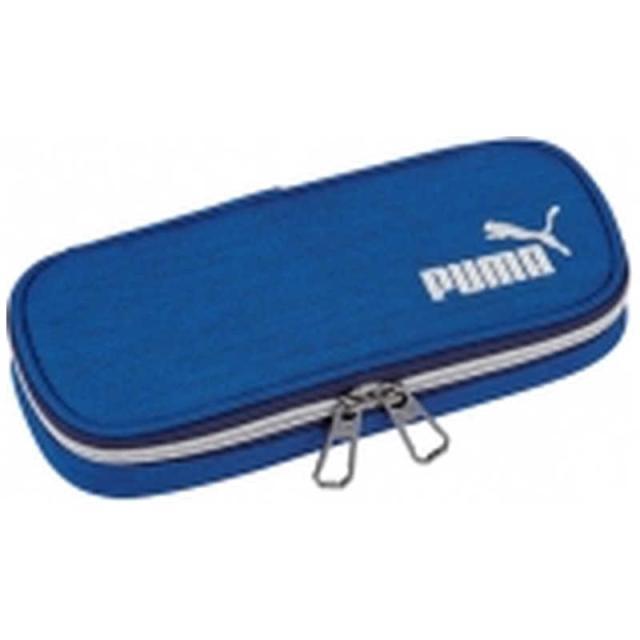 他サイト： クツワ PUMA プーマ ヘザーボックスペンケース ブルー PM230BLの商品画像