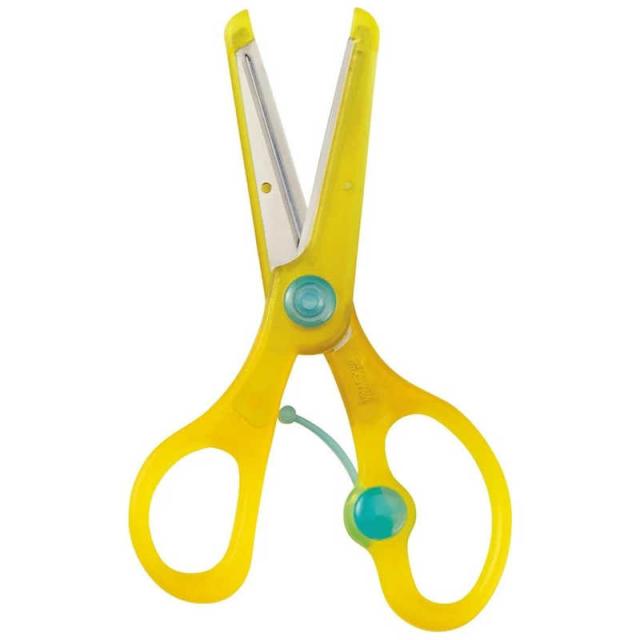 他サイト： クツワ ハサミ きっちょん イエロー 左 SS117Lの商品画像