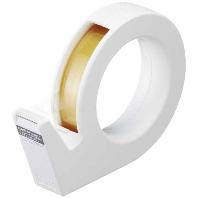 他サイト： コクヨ [テープカッター]カルカット ハンディタイプ 大巻き 白 T-SM200Wの商品画像