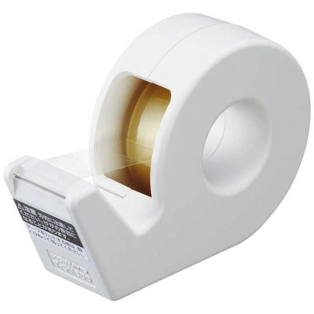 他サイト： コクヨ [テープカッター]カルカット ハンディタイプ 小巻き 白 T-SM300Wの商品画像