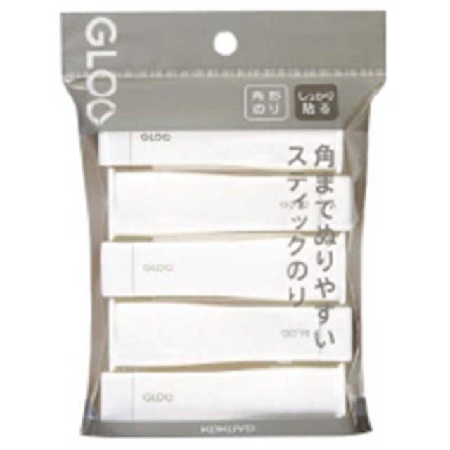 他サイト： コクヨ グルースティックのりしっかりS5本入り タ-G3015Pの商品画像