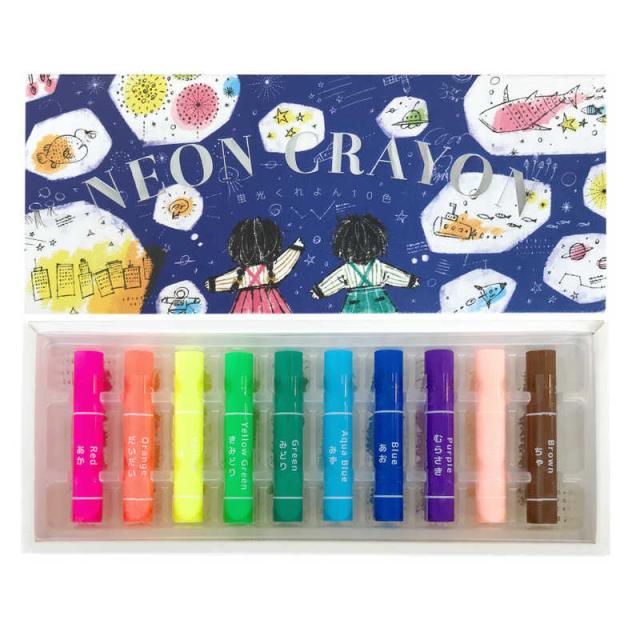 他サイト： コクヨ 蛍光くれよん10色 KEAC30の商品画像