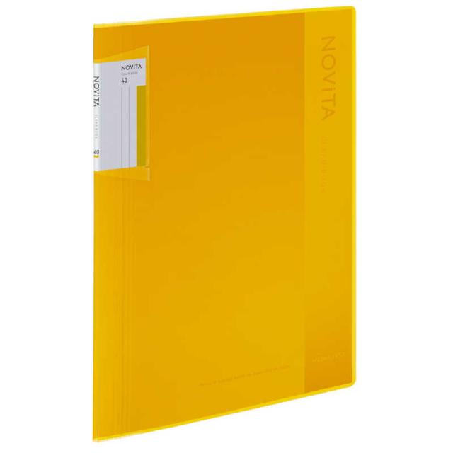 他サイト： コクヨ クリヤーブック<ノビータ>A4・40枚・Y の商品画像