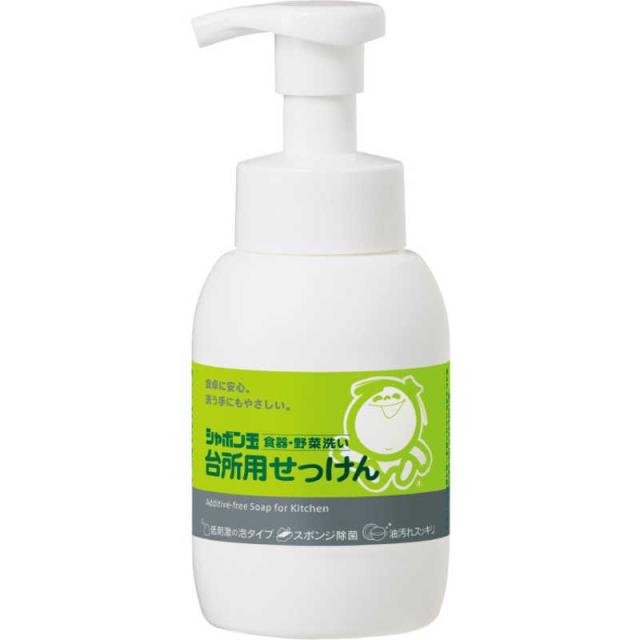 他サイト： シャボン玉販売 台所用せっけん泡タイプ 本体 300mL の商品画像