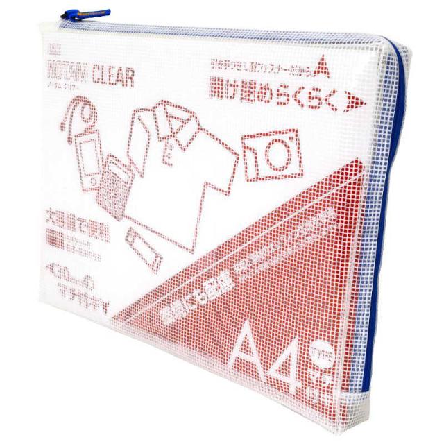 他サイト： サクラクレパス ノータム・クリアー マチ付 A4 ブルー UNCM-A4#36の商品画像