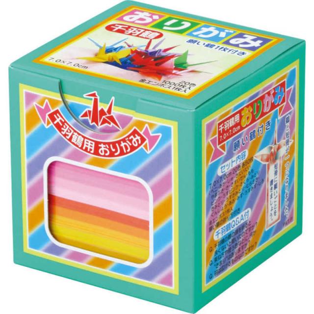 他サイト： トーヨー 千羽鶴用おりがみ7cm 2003の商品画像