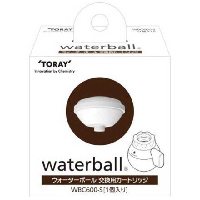 他サイト： 東レ 浄水器 ウォーターボール用 交換カートリッジ(1本入) WBC600-Sの商品画像