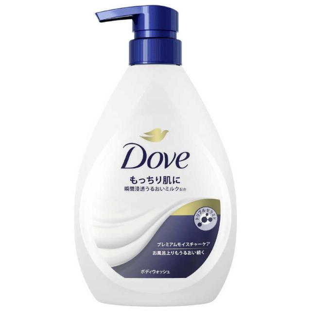 他サイト： ユニリーバJCM Dove(ダヴ)ボディウォッシュ ポンプ 本体 470g プレミアム モイスチャーケア の商品画像