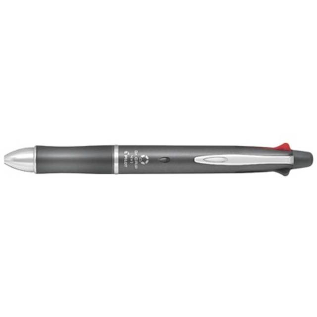 他サイト： パイロット ドクターグリップ4+1 極細 グレー(ボール径:0.5mm+芯径0.5mm) BKHDF1SEF-Gの商品画像