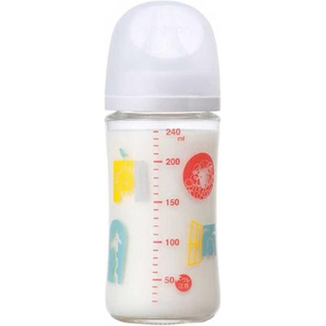 他サイト： ピジョン 母乳実感 哺乳びん(耐熱ガラス製)240mL(Zoo) の商品画像
