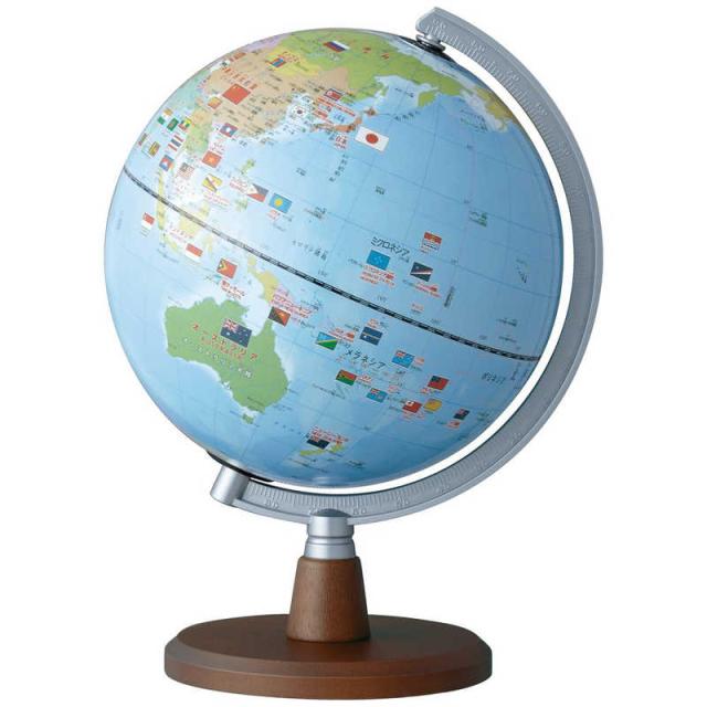 他サイト： レイメイ しゃべる国旗付き地球儀 スタンダード (20cm) OYV46の商品画像