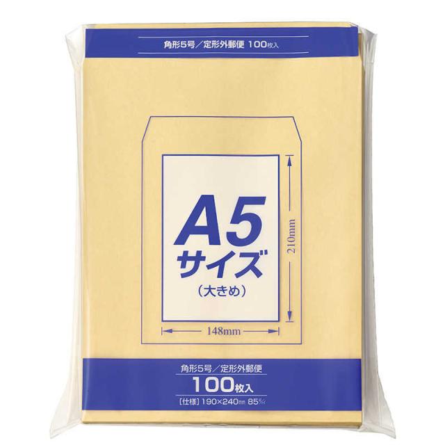他サイト： マルアイ クラフト封筒Z角585G100枚 PKZ158の商品画像