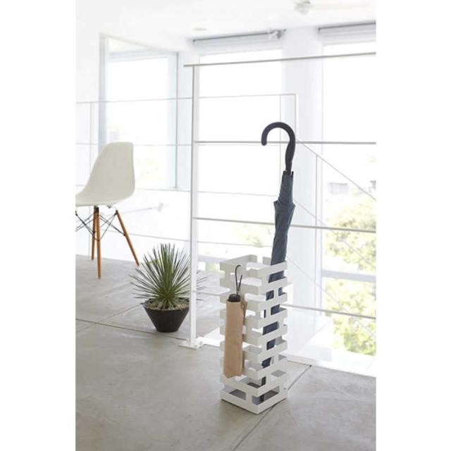 他サイト： 山崎実業 傘たてブリック ホワイト 02362の商品画像