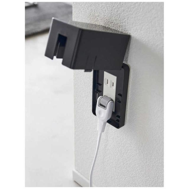他サイト： 山崎実業 スマート コンセントガード(ブラック) 4157の商品画像