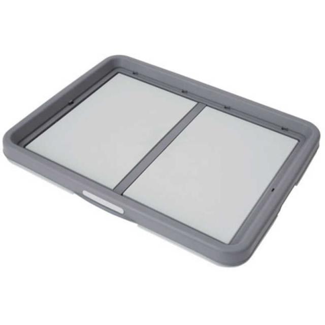 他サイト： ペティオ 片手でらくらくドッグトレー ワイド グレー の商品画像