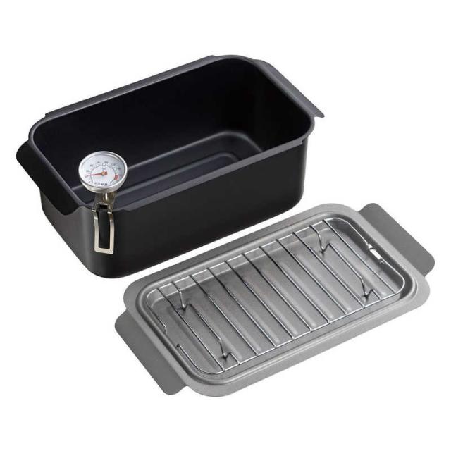 他サイト： 和平フレイズ ポコフリットIH角型揚げ鍋 温度計アミ付 RB-2701の商品画像