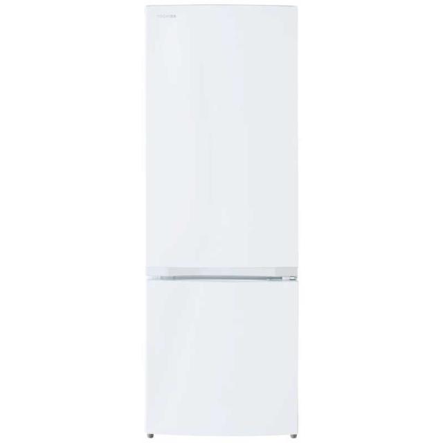 他サイト： 東芝 TOSHIBA 冷蔵庫 2ドア 170L 右開き BSシリーズ 幅47.9cm セミマットホワイト GR-W17BS-W(の商品画像