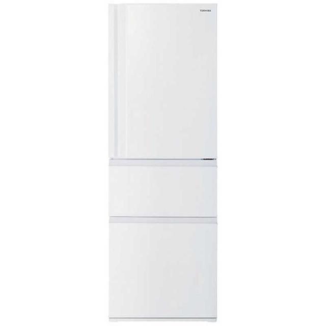 他サイト： 東芝 TOSHIBA 冷蔵庫 3ドア 356L 右開き VEGETA(ベジータ) SCシリーズ 幅60cm マットホワイト GRの商品画像
