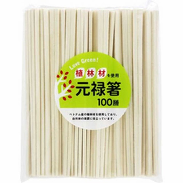 他サイト： ダイワ物産 LG植林元禄箸 裸100P の商品画像