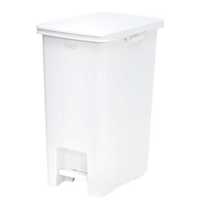 他サイト： 天馬 ペダル式 ゴミ箱 フタ キャスター付き 30L ホワイト ELP-PP30の商品画像