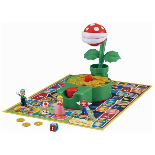 他サイト： エポック社 EPOCH スーパーマリオ かみつき注意!パックンフラワーゲームの商品画像