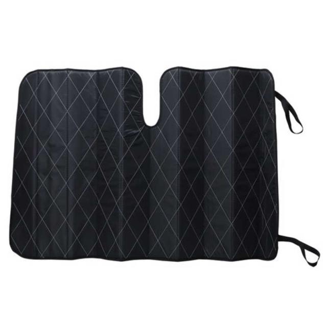 他サイト： 大自工業 PBK-52 フロントサンシェード キルトシェードDX 3層構造・消臭・抗菌 ブラック/シルバー・リバーシブルタイプ の商品画像