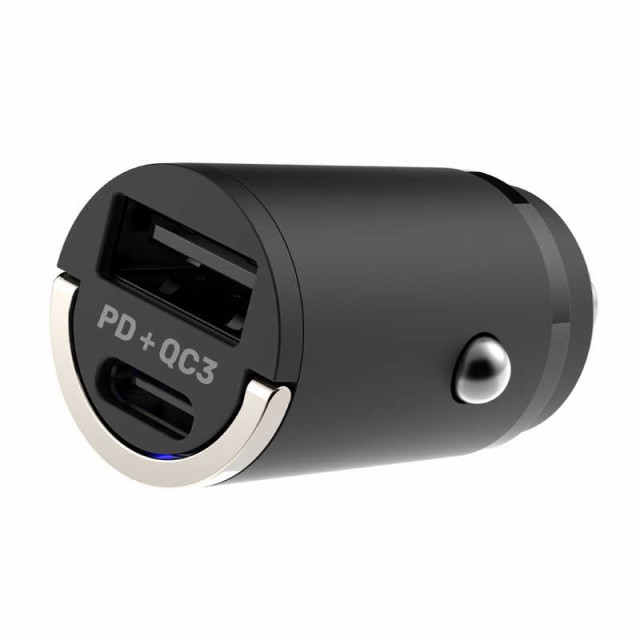 他サイト： カシムラ 超コンパクトUSBソケット USB-A+Type-C 2ポート PD+QC3 ブラック [2ポート] DC-037の商品画像