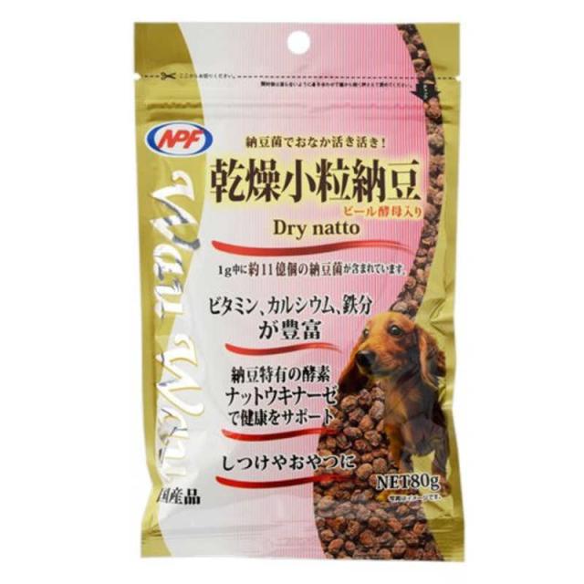 他サイト： ナチュラルペットフーズ WauWau 乾燥小粒納豆 80g の商品画像