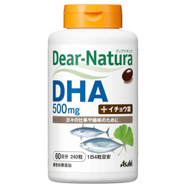他サイト： アサヒグループ食品 Dear-Natura(ディアナチュラ) DHAwithイチョウ葉(240粒) 栄養補助食品  の商品画像