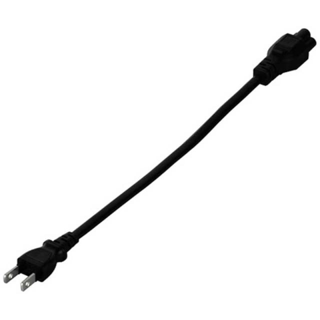 他サイト： BUFFALO 電源ケーブル DELL/HP用 3ピンソケット(メス)⇔2ピンプラグ(オス) 0 BSACC0802BKAの商品画像