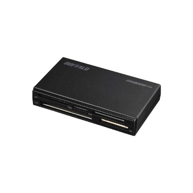 他サイト： BUFFALO マルチカードリーダー ハイエンドモデル ブラック (USB3.0/2.0/1.1) BSCR508U3BKの商品画像