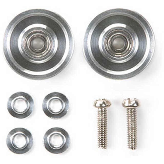 他サイト： タミヤ TAMIYA ミニ四駆 No.437 13mmオールアルミベアリングローラーの商品画像