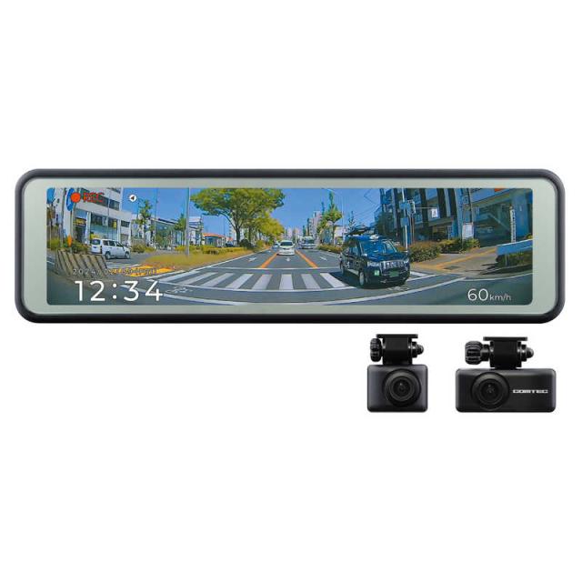 ドライブレコーダー 前後カメラ ミラー型伸縮式 Full HD200万画素 ドライブレコーダー 前後カメラ ミラー型伸縮式 Full HD200万画素