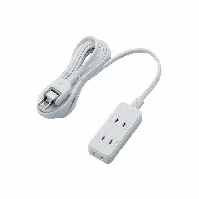 他サイト： エレコム ELECOM スイングプラグ 電源タップ タップ 3個口 3m T-TS02-2330WHの商品画像
