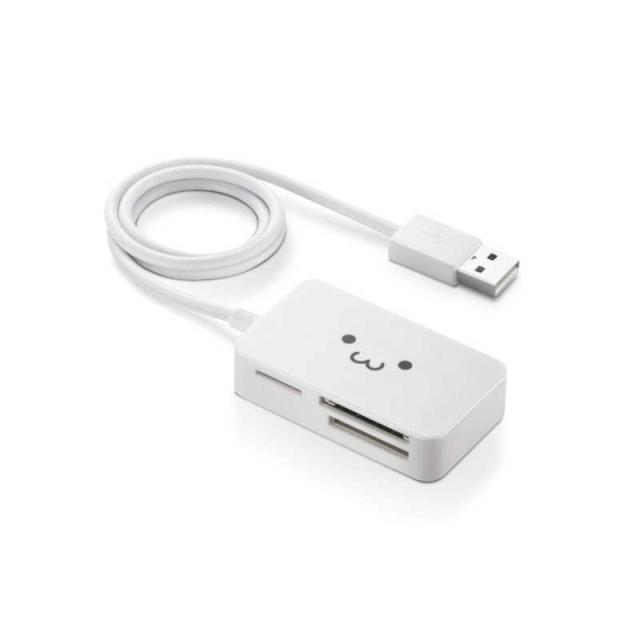他サイト： エレコム ELECOM メモリリーダライタ(ホワイト) MR-A39NWHF1の商品画像